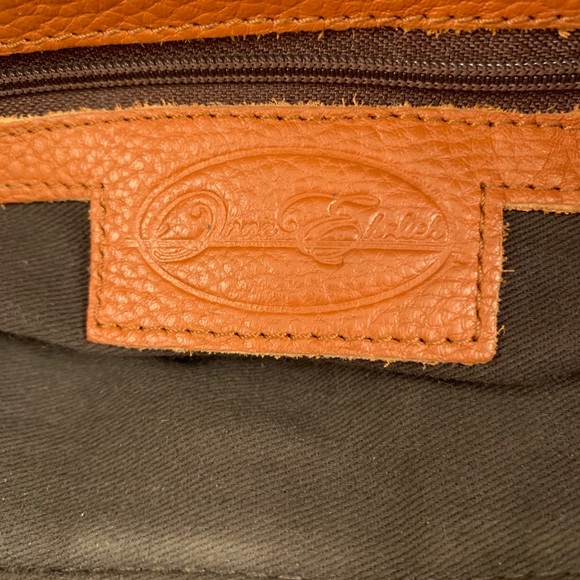 Onna Erhlich cognac leather handbag. Gold hardware - Picture 4 of 5